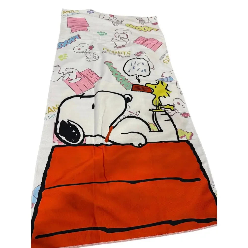 Snoopy and Woodstock beach towel